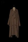 Mutedance 24 Autumn and Winter Single Button Long Coat MD-MD24FW46-CELADON
